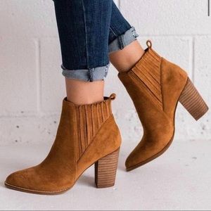 Jackie Heel Booties NEW IN BOX!! 3.5 inch heel!